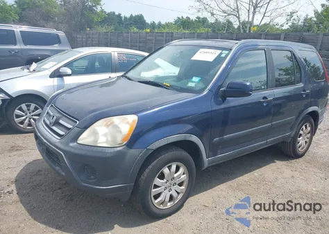 2006 Honda Cr-V Ex из США, поврежденный, VIN JHLRD78836C002849